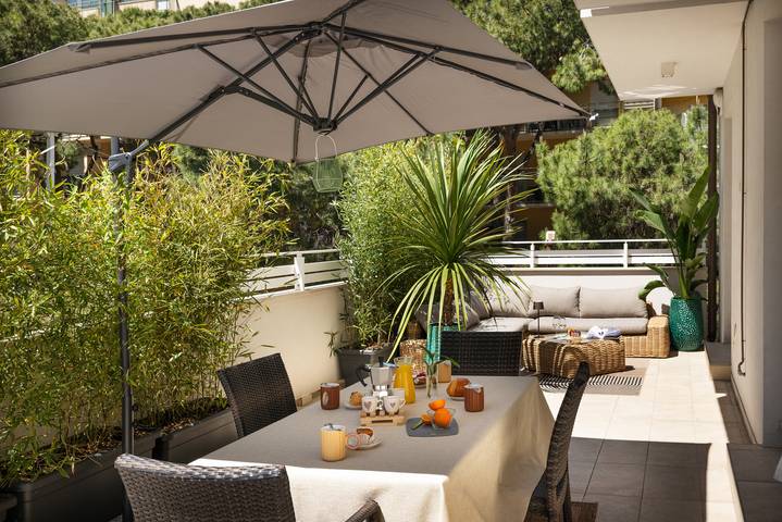 Ferienwohnung für 6 Personen, mit Terrasse in Riccione