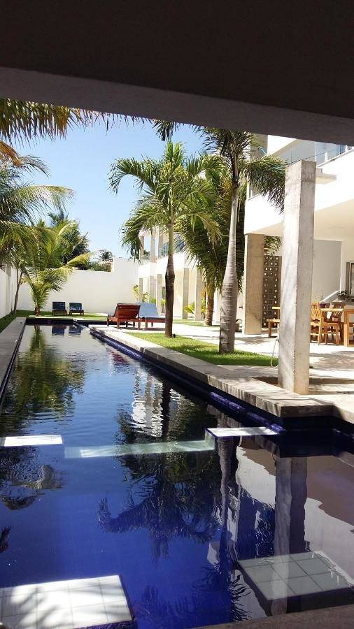 Casas e apartamentos de temporada para 4 pessoas, com jardim e piscina, adaptado a crianças em Caucaia