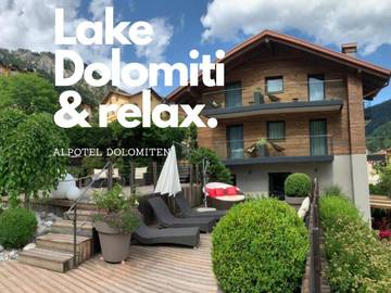 Hôtel pour 2 personnes, avec jardin ainsi que jacuzzi et sauna à Molveno