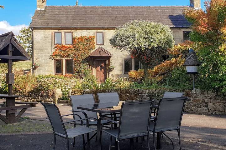 Log cabin for 6 people, with garden, with pets in Matlock