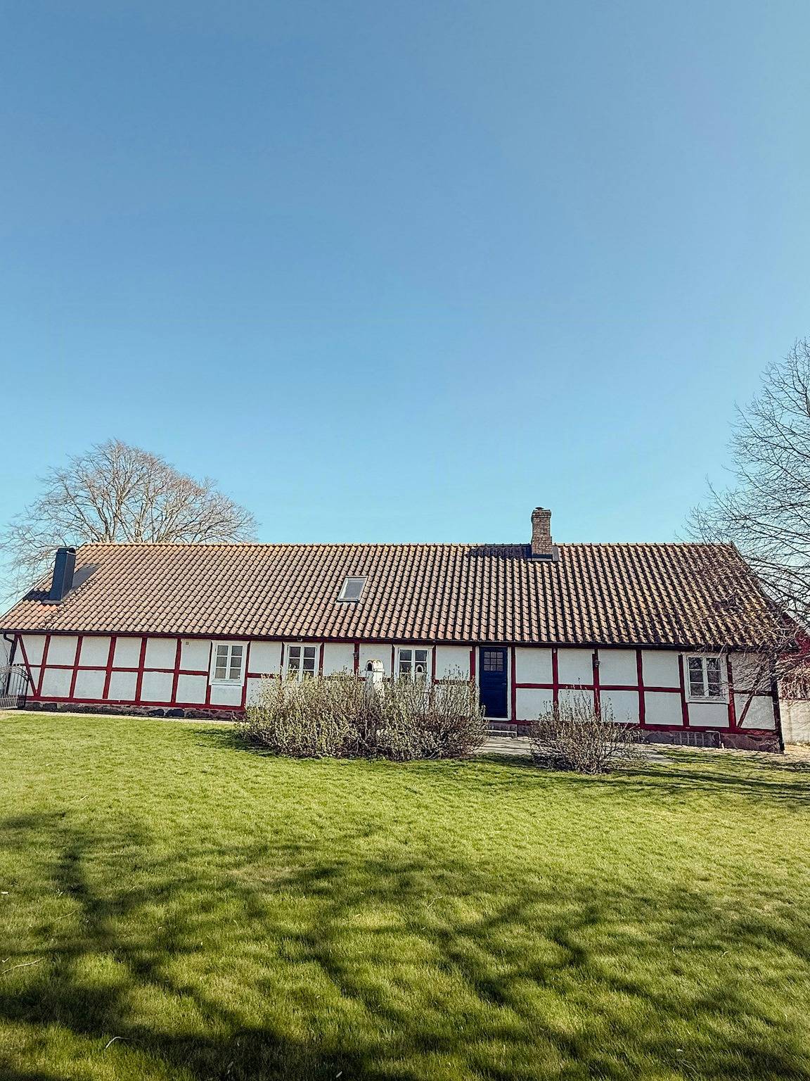 Fachwerkhaus aus dem Jahr 1850 bei Kullaberg in Höganäs, Skane