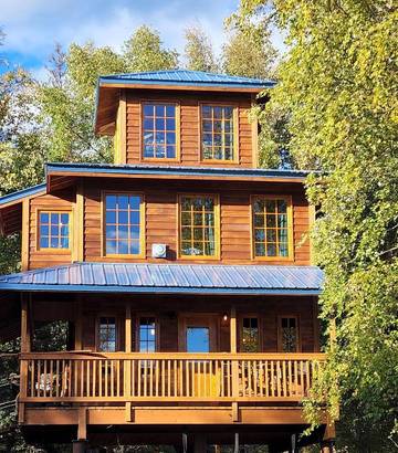 Maison d’hôte pour 4 personnes, avec vue et jardin dans Alaska