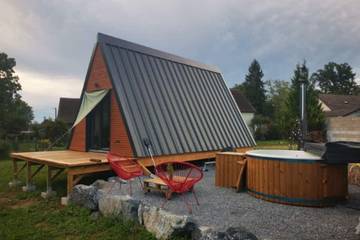 Maison de campagne pour 2 personnes, avec jacuzzi et jardin à Coarraze