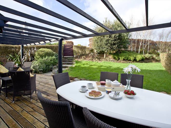 Chalet for 6 people, with garden in Cornwall