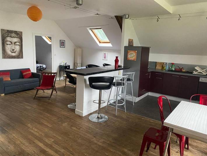 Gîte pour 6 personnes, avec vue, animaux acceptés à Broye