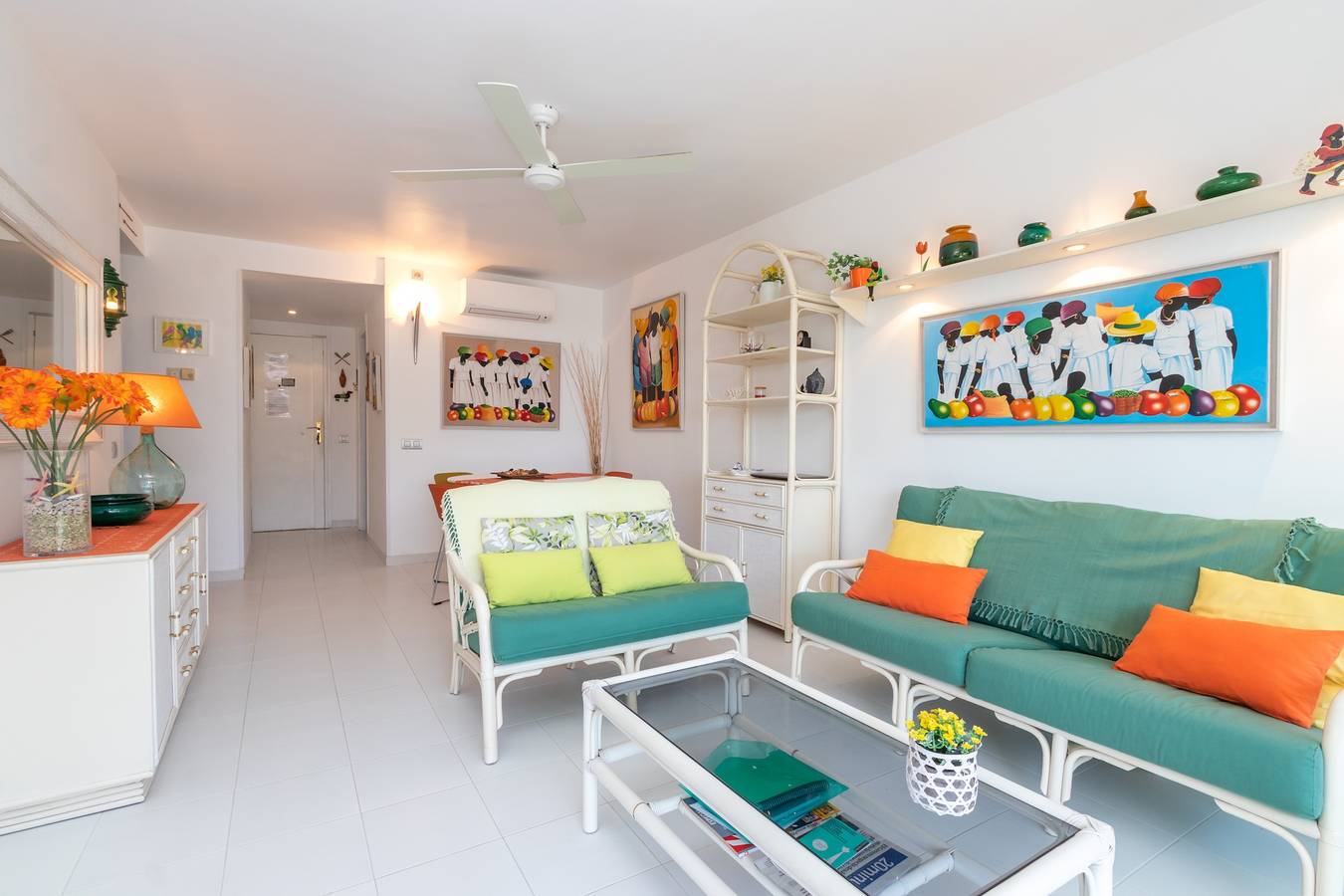 Geheel appartement, Appartement 'Les Magnolies' met zeezicht, Wi-Fi en airconditioning in Platja d'Aro, Costa Brava