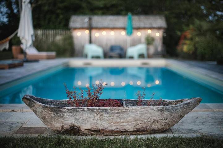 Chambre d’hôte pour 2 personnes, avec vue ainsi que piscine et jardin