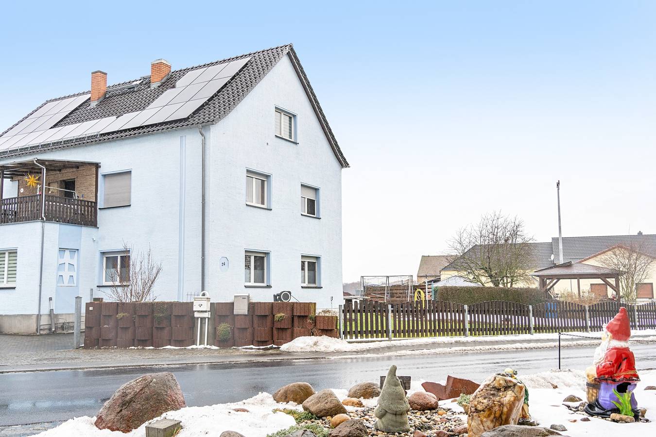 Ganze Wohnung, Ferienwohnung 'Monteurwohnung Kotte' mit gemeinsamer Terrasse, gemeinsamem Garten und Wi-Fi in Thiendorf, Oberlausitz