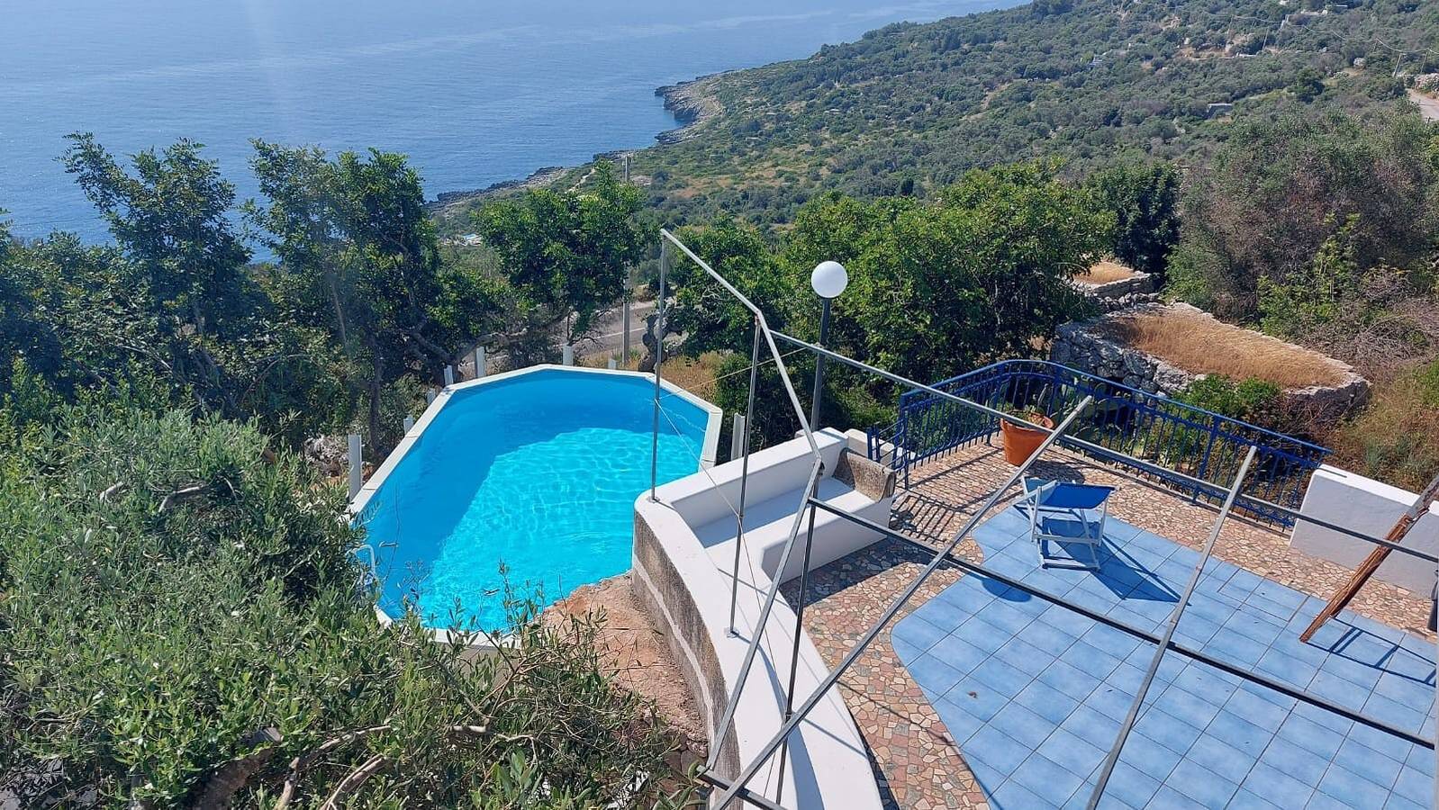 Villa 'Giardino Dei Tratturi' mit Meerblick, Wlan und Klimaanlage in Corsano, Lecce Provinz