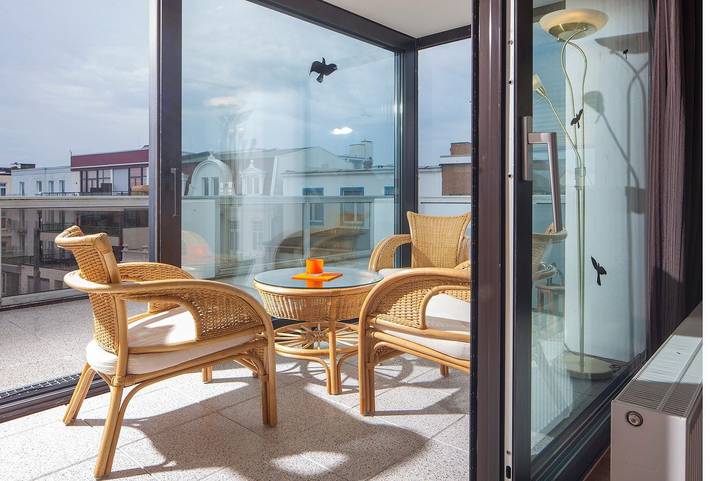 Ferienwohnung für 2 Personen, mit Balkon/Terrasse und Sauna in Norderney Weststrand - 3