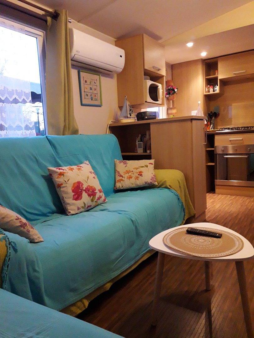 Mobil-home 39 m² 3 ch. / 6 pers., climatisé Camping La Réserve 4* in Gastes, Côte d’Argent