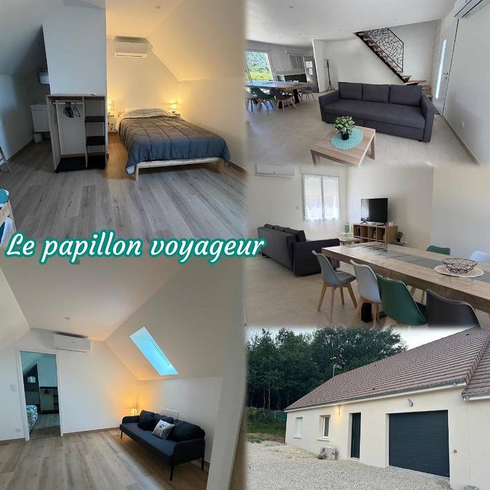 Location de vacances pour 12 personnes, avec jardin et vue à Mareuil-sur-Cher
