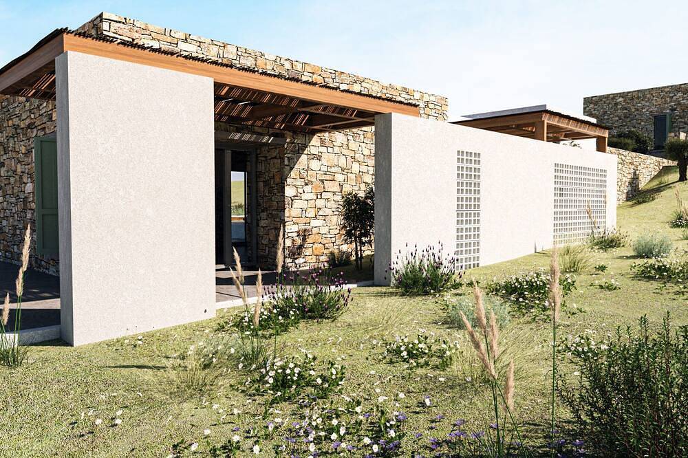 El-Lu 2 Villa mit atemberaubenden 360-Grad-Blick auf das endlose Blau des Meeres in Kamilari, Iraklio-Heraklion und Umgebung