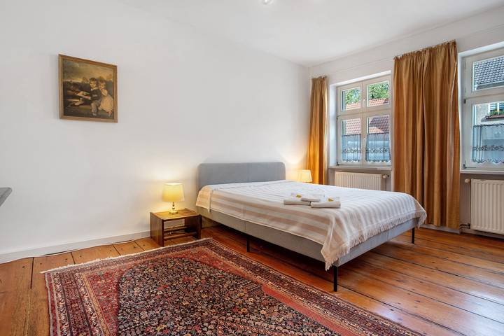 Ferienwohnung für 4 Personen, mit Garten, kinderfreundlich