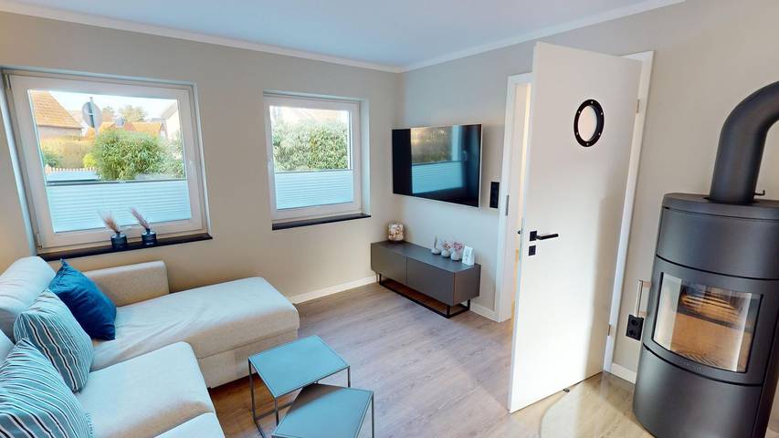 Ferienhaus für 6 Personen, mit Garten