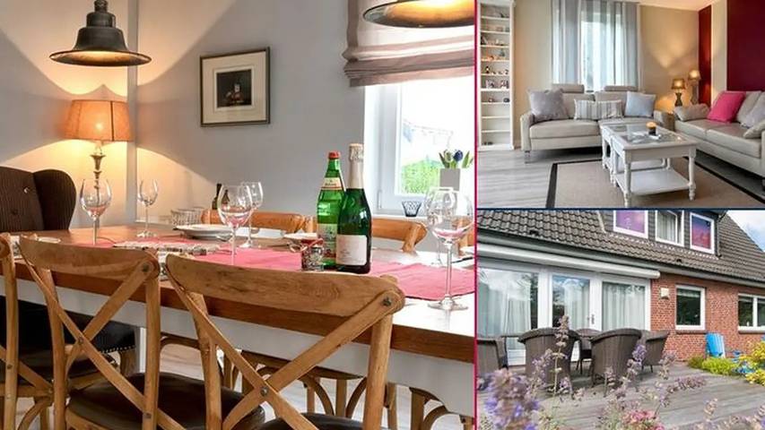 Ferienhaus für 10 Personen, mit Terrasse und Garten - 1
