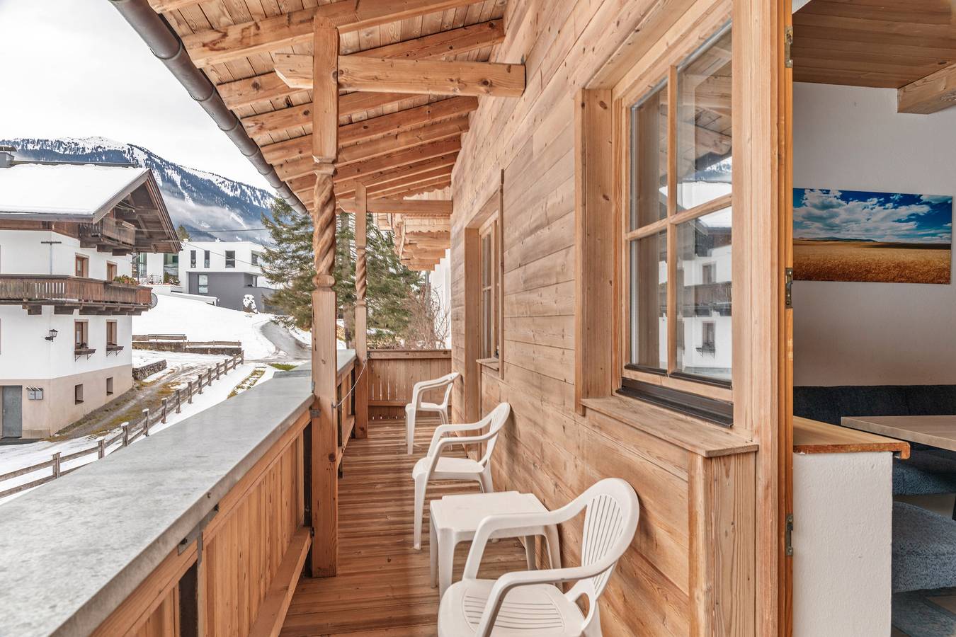 Ganze Wohnung, Ferienwohnung "Schwüwong - Apartment 12" mit Bergblick, Gemeinschaftsterrasse und Wlan in Hopfgarten im Brixental, Kaisergebirge