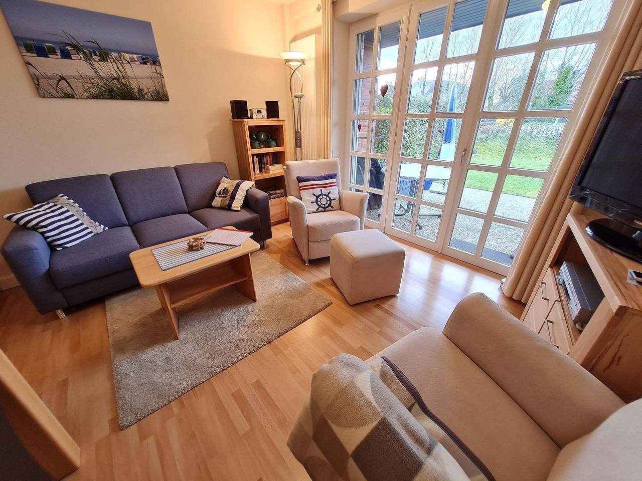 Ferienreihenhaus Lerius - mit Strandkorb auf der Terrasse in Wyk auf Föhr (Stadt), Wyk auf Föhr