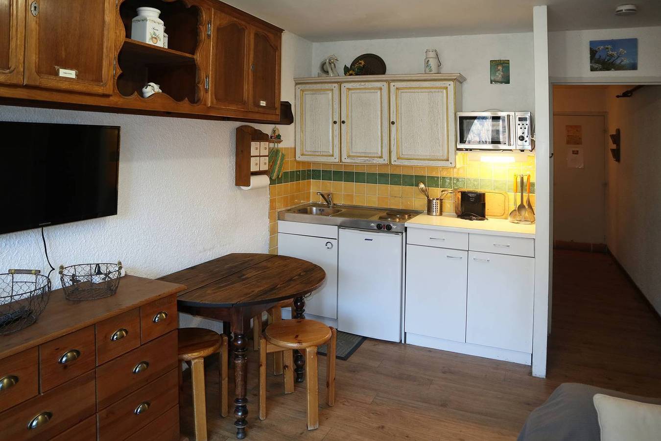 Appartement de vacances entier, Studio Les orres 1650 in Les Orres, Parc national des Écrins