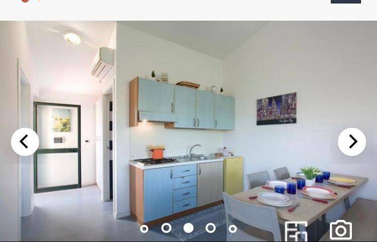 Appartamento per 4 persone, con Balcone e Terrazza nonché Giardino e Piscina per bambini a Sant'Andrea Apostolo dello Ionio