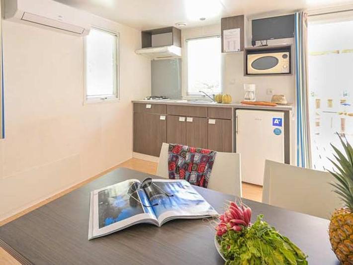 Flower Camping Le Fondespierre - Mobilheim 4 personen - Standard - 26m² in Castries, Mittelmeerküste (Frankreich)