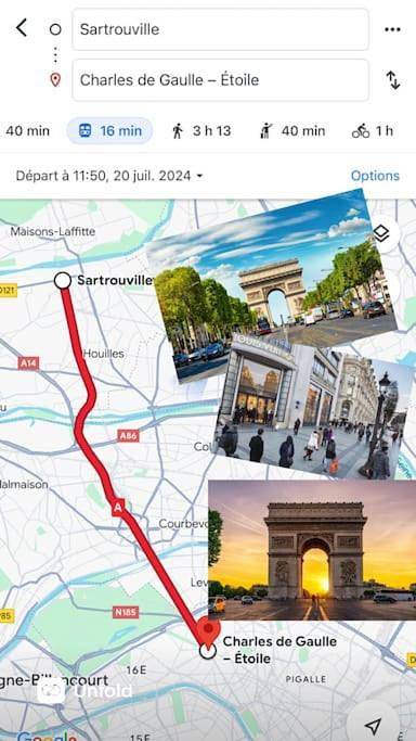 Gîte pour 2 personnes, avec balcon et vue à Sartrouville - 3