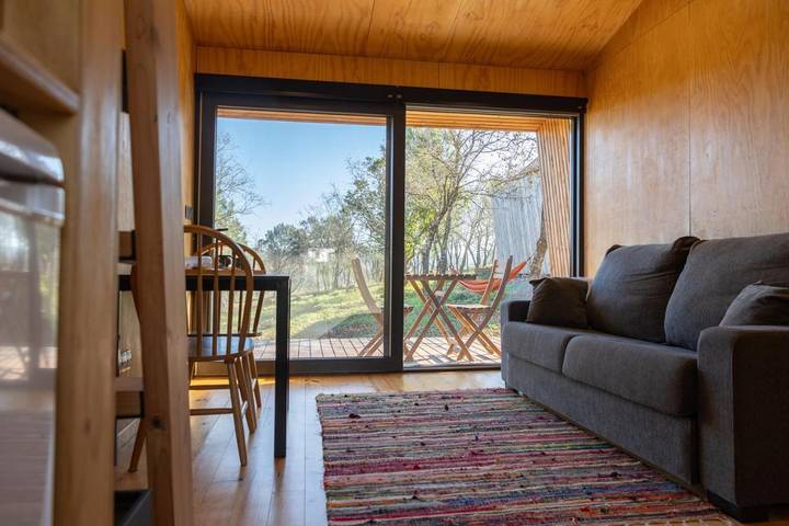 Bungalow para 3 pessoas, com Varanda e Jardim e ainda Vista em Distrito de Santarém