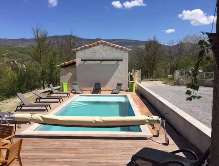 Maison de vacances pour 3 personnes, avec bassin pour enfant
