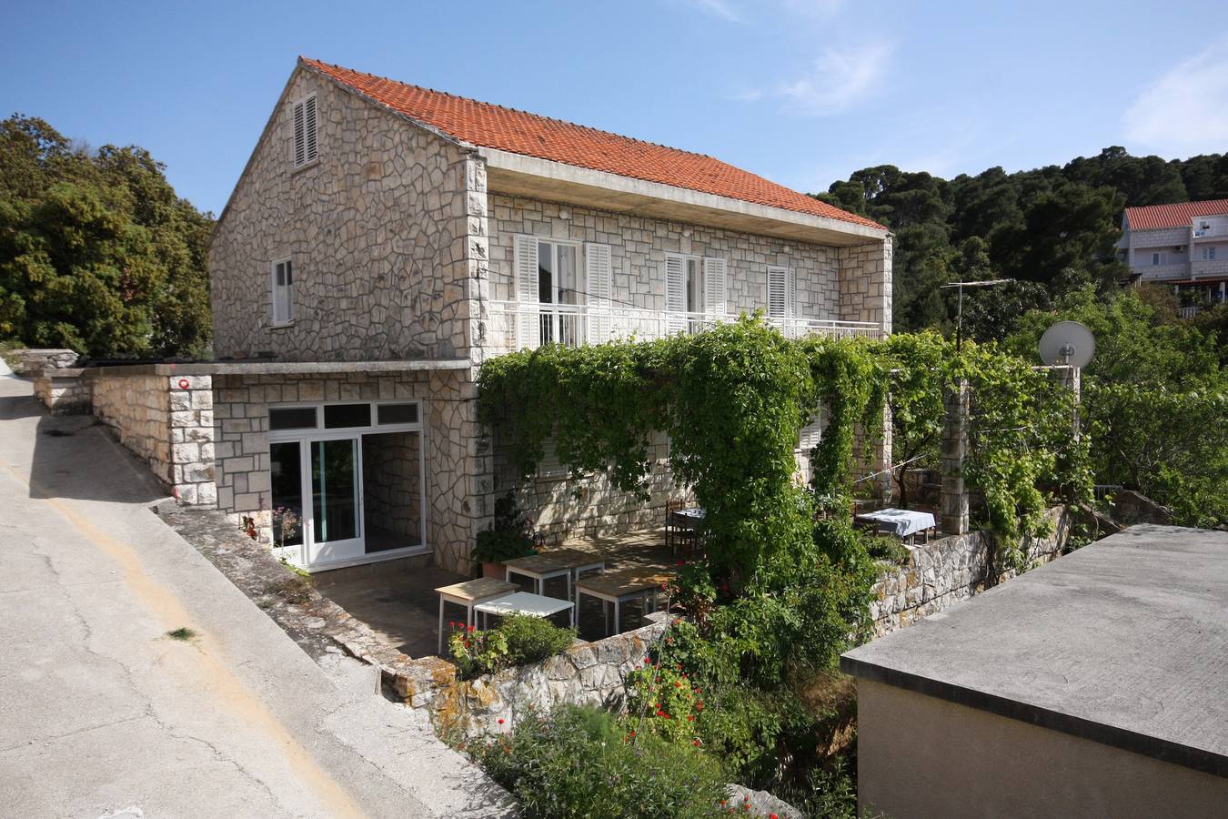 Ganze Wohnung, 2-Zimmer-Ferienwohnung am Strand Pomena (Mljet) A-10426-a in Pomena, Mljet