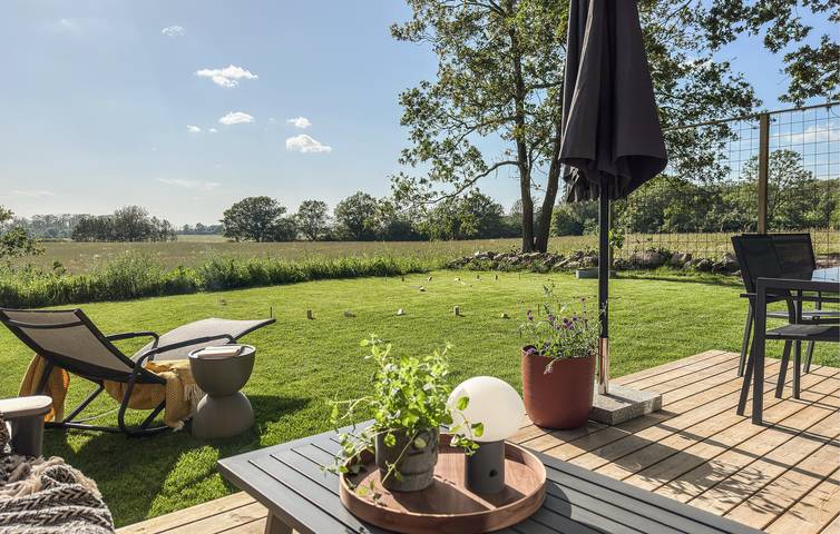 Location de vacances pour 6 personnes, avec jardin ainsi que vue et terrasse dans Skåneland - 4