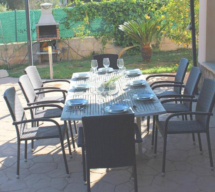 Ferienhaus für 6 Personen, mit Balkon und Whirlpool sowie Terrasse und Garten in Cala Pi - 4