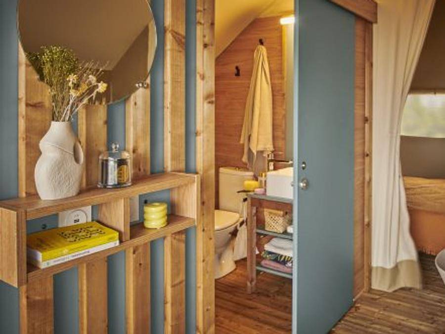 Camping La Rabine - Albergue 5 personas - Bungalow de lona "Tente Lodge" de 26 m² in Machecoul-Saint-Même, Nantes region