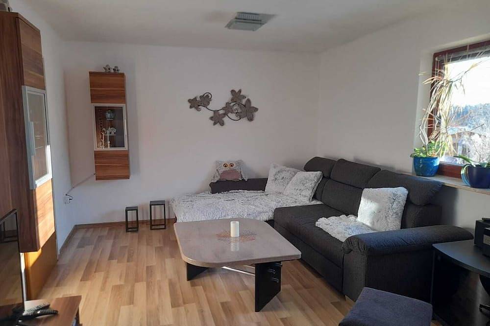 Ganze Wohnung, Gemütliches Ferienhaus (125qm) mit Balkon und Garten in Hohenberg an der Eger, Landkreis Wunsiedel im Fichtelgebirge