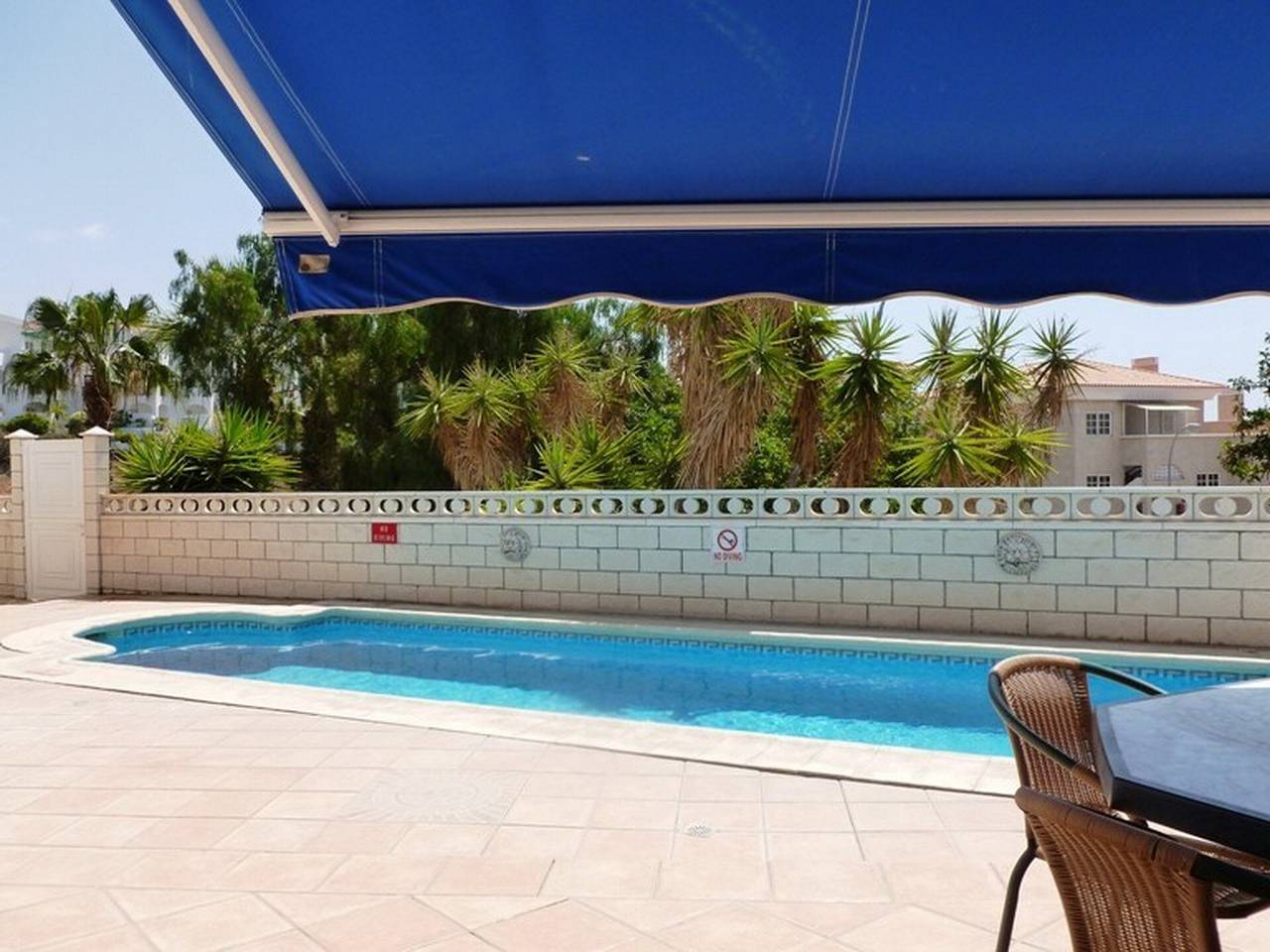 Excellent Azul Villa with Sea View, Private Pool, Terrace and Wi-Fi in Sueno Azul, Adeje