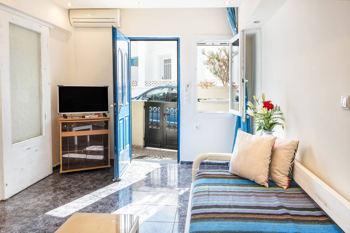 Appartement entier, Appartement "Lethe House" avec balcon, Wi-Fi et climatisation in Naxos Ville, Cyclades