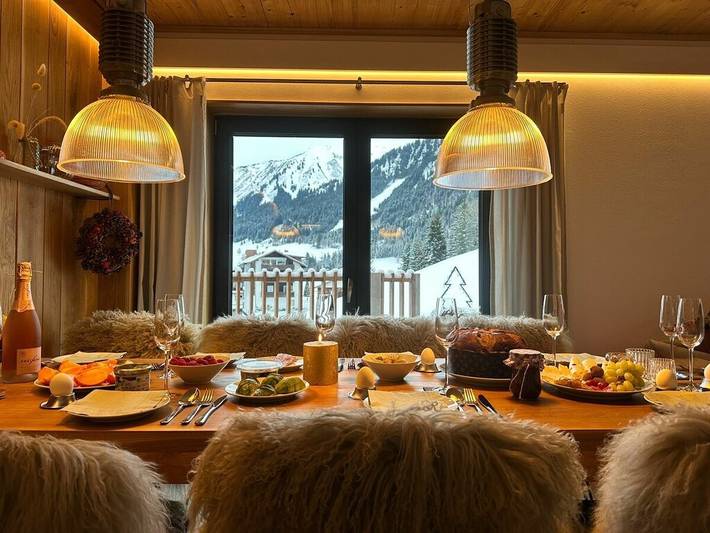 Ferienhaus für 8 Personen, mit Terrasse und Sauna in Riezlern