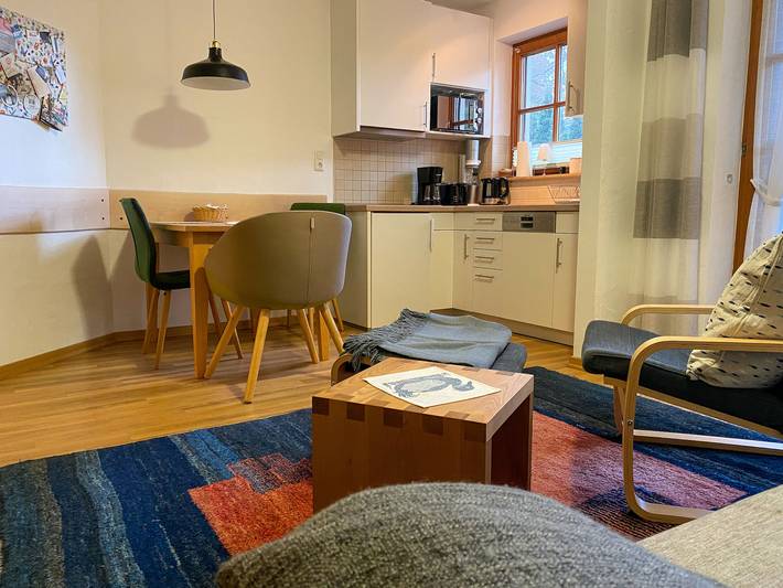 Ferienwohnung für 2 Personen, mit Seeblick und Sauna sowie Garten, mit Haustier in Chieming - 4