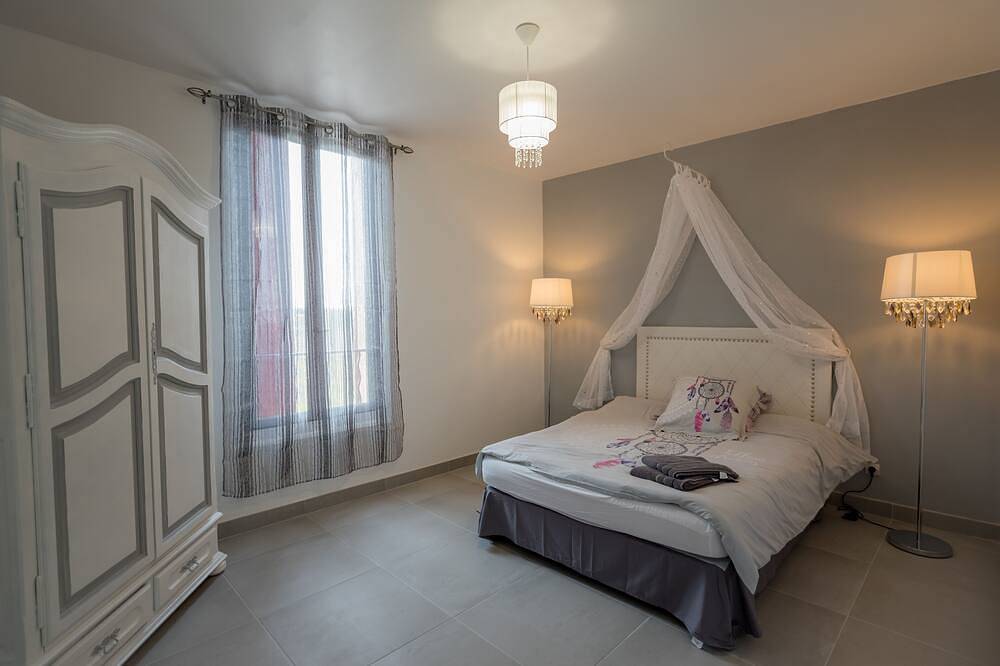 Ferienhaus Le Pic Saint Loup 6 Personen mit Schwimmbad in der Nähe von Montpellier in Le Crès, Mittelmeerküste (Frankreich)