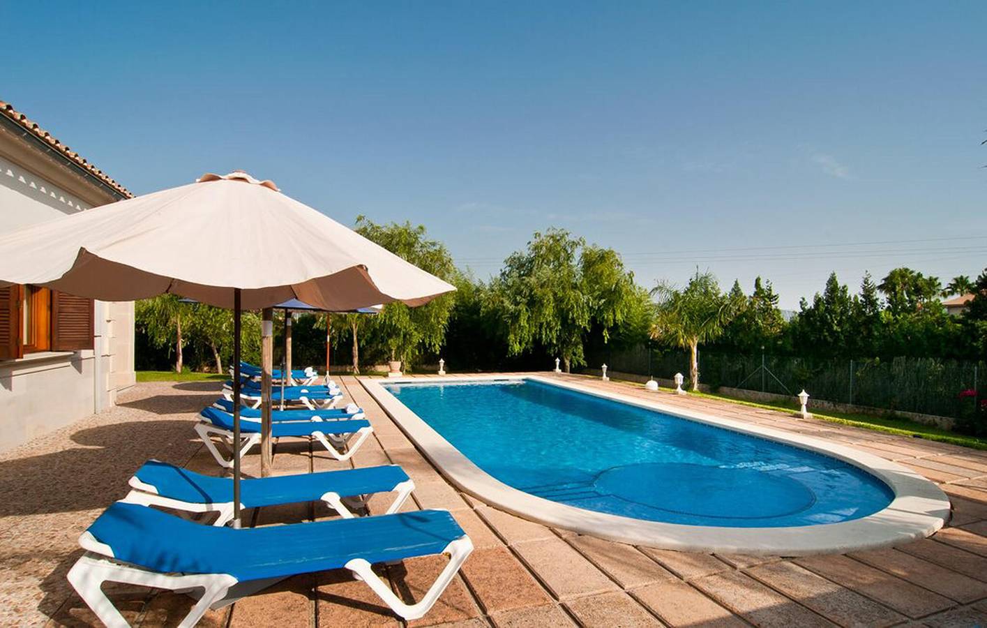 Modernes Apartment mit Pool, Küche und Grill in Muro 1.5km in Muro, Mallorca Norden