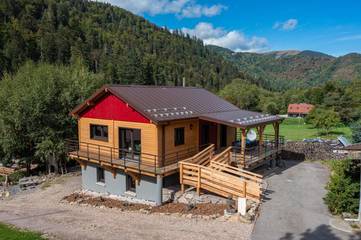 Maison de campagne pour 8 personnes, avec vue et jardin à Mittlach