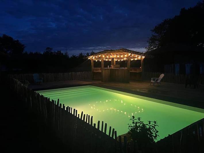 Maison de vacances pour 12 personnes, avec Jacuzzi ainsi que Jardin et Piscine