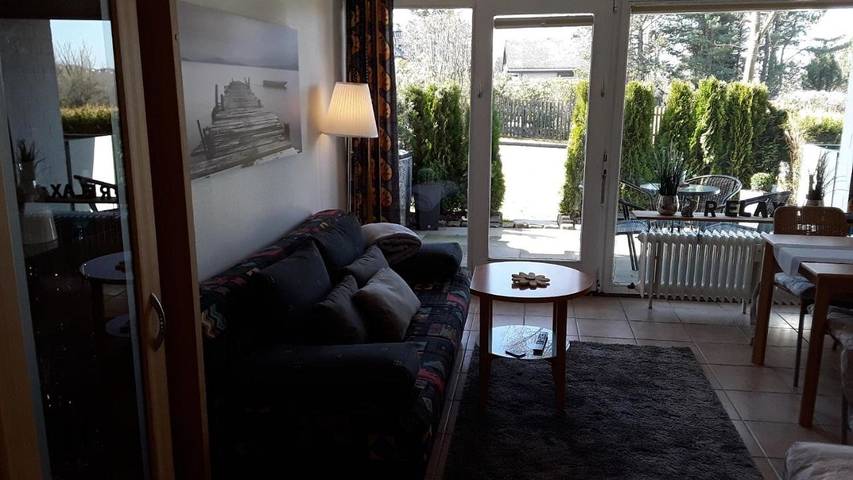 Ferienwohnung für 4 Personen, mit Terrasse und Garten sowie Pool und Sauna