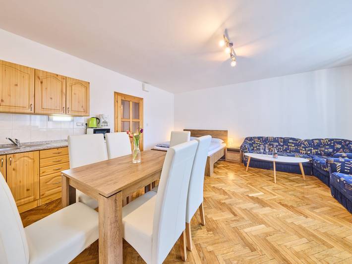 Apartament wakacyjny dla 5 osób, z ogród w Jańskie Łaźnie