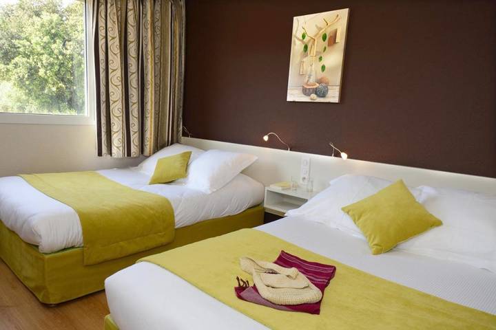 Hôtel pour 6 personnes, avec vue ainsi que piscine et jardin, animaux acceptés à Rochefort-du-Gard - 4