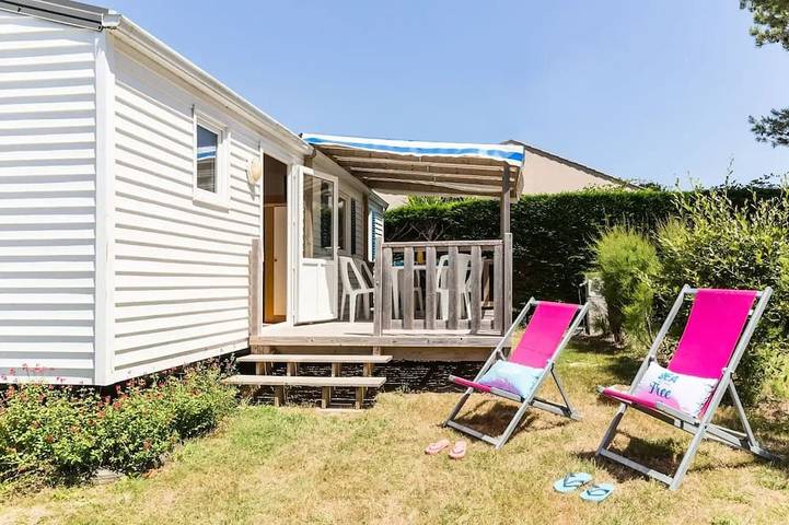 Camping pour 4 personnes à Brem-sur-Mer
