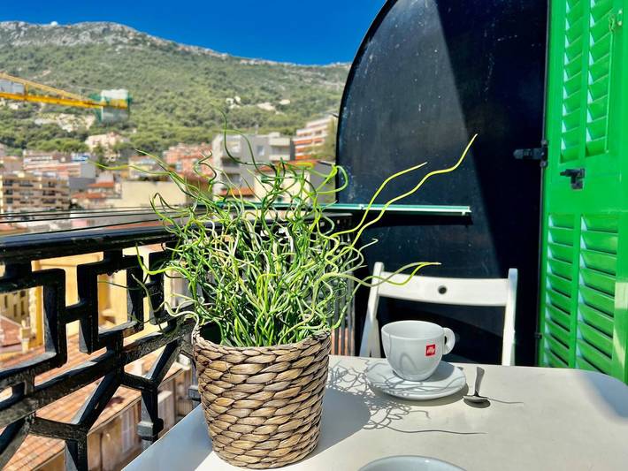 Appartement entier, Appartement de vacances pour 2 personnes avec terrasse in Beausoleil, Côte méditerranéenne (France)