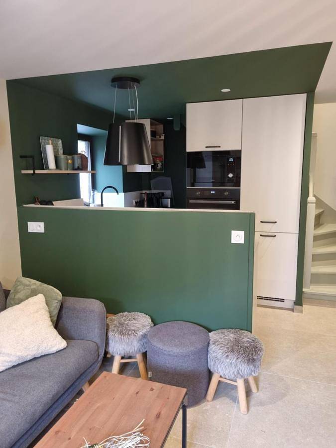 Gîte pour 10 personnes, avec vue ainsi que jardin et vue sur le lac à Allemond - 2