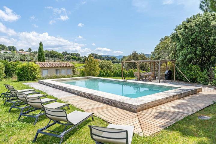 Chambre d’hôte pour 2 personnes, avec jardin ainsi que vue et piscine, animaux acceptés à La Cadière-d'Azur - 3