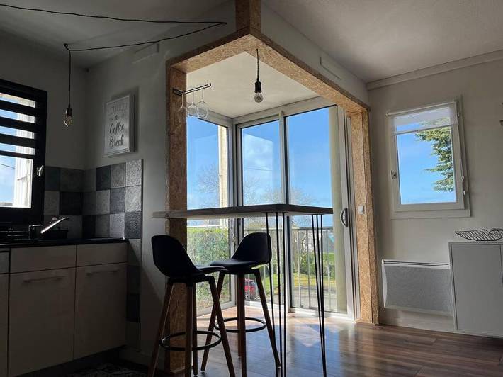 Gîte pour 2 personnes, avec vue et terrasse dans Plage Trestignel - 4