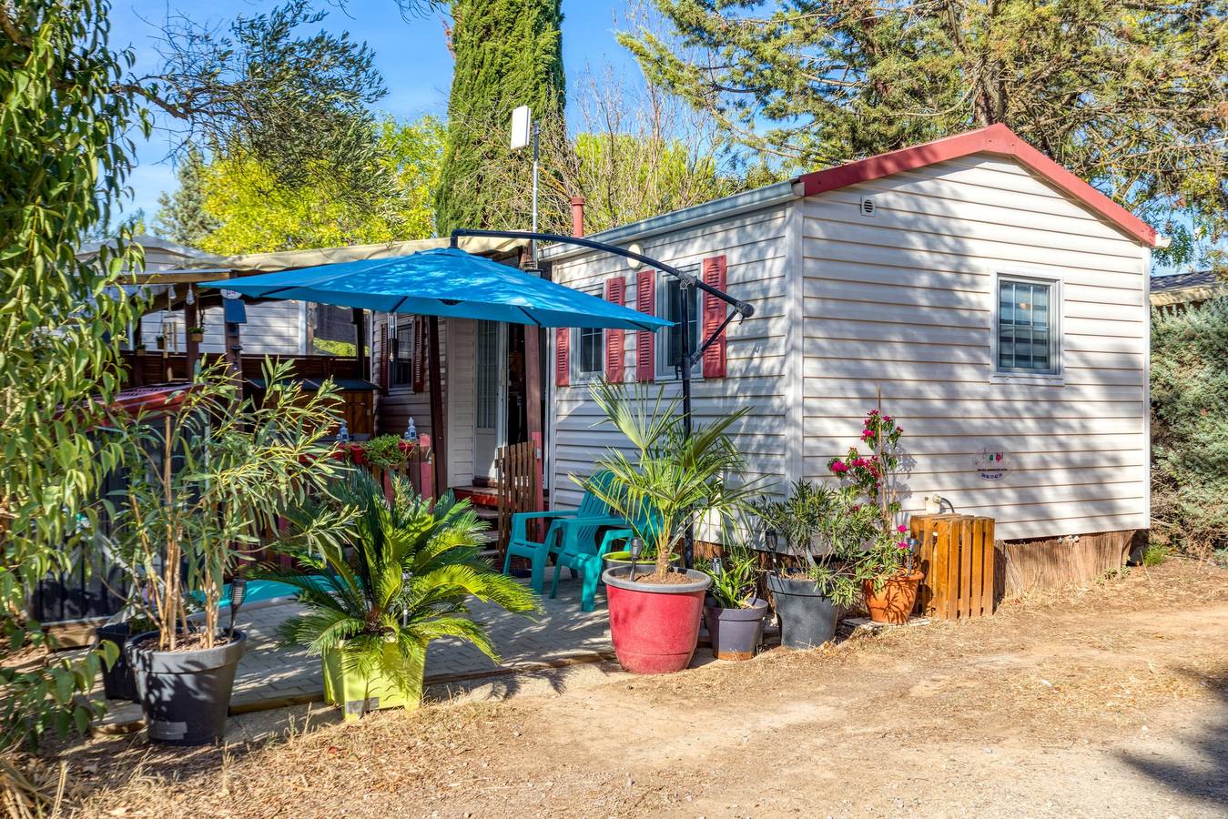 Alquiler de mobil-home camping les amandiers in Gallargues-le-Montueux, Costa mediterránea (Francia)